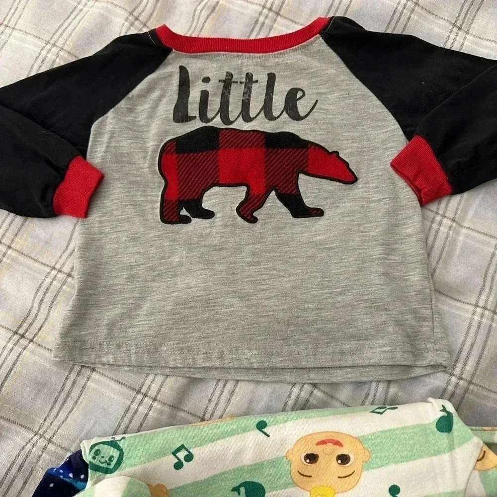 3 pajama tops 2-3t - Picture 2 of 6